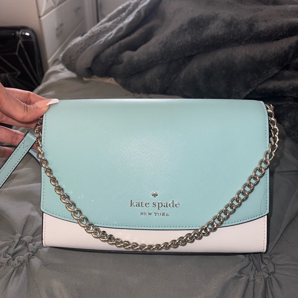 Kate spade Tiffany blue side purse